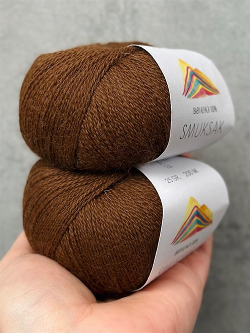 Baby Alpaca 100% - Roasted Pecan - SFN80