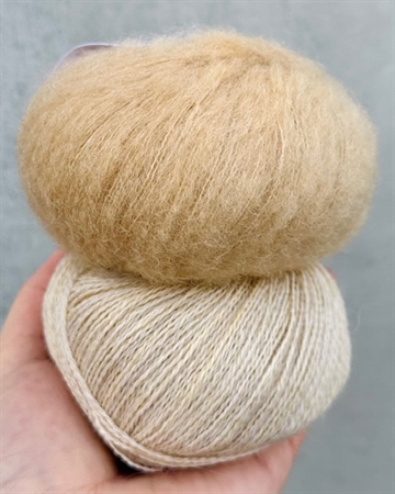 Strikkekit - Smuksak Scarf - Buttercream