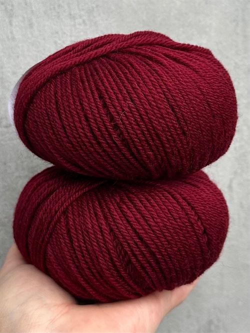 Misina - 100% Uld - Bordeaux - 1012
