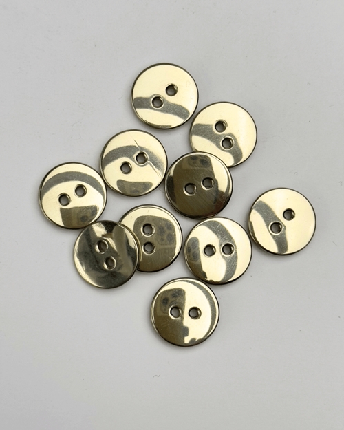 Metal Knapper - Blank Guld