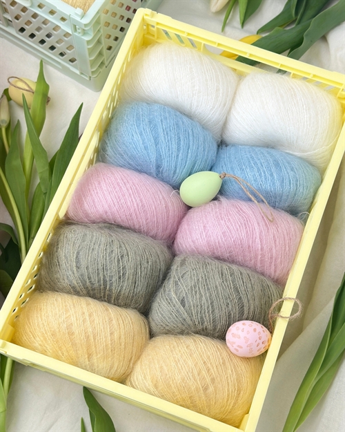 Strikkekit - Sorbet Cardigan - Forårsbrise