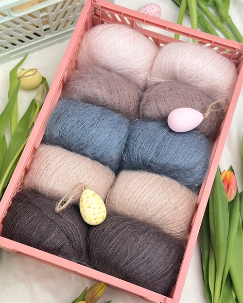 Strikkekit - Sorbet Cardigan - Morgendug