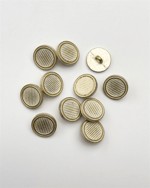 Knap 15mm - Metal med riller