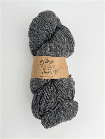 Rustica - Økologisk Uld - Stone Grey Melange - 91270